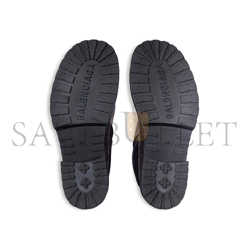 BALENCIAGA WOMEN'S VENOM HIGH BOOT IN BLACK 833594WBEQ11000